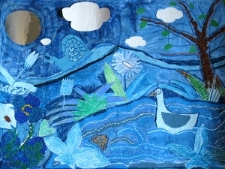 Natura, kolor niebieski