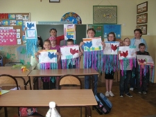 Zaczarowany Lublin 2011 - efekty warsztat&oacute;w sztuki ludowej przeprowadzonych 27.05.2011 r. przez Ewę Grochowską