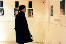 Uczestnik wystawy "Bramy wyobraźni"