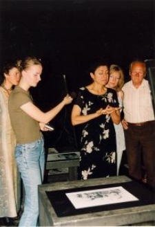 Uczestnicy spotkania z Anną Grupińską