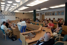 Publiczność na spotkaniu autorskim z Bohdanem Zadurą