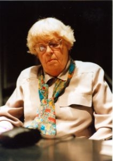 Alicja Michałowska na spotkaniu w Ośrodku "Brama Grodzka - Teatr NN"