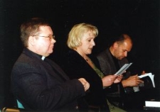 Ks. Alfred Wierzbicki w Ośrodku "Brama Grodzka - Teatr NN"