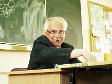 Piotr Matywiecki na spotkaniu z młodzieżą z VII LO