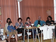 Spotkanie z Jeremim Jastrzębskim, Katarzyną Szajewską, Joanną Czyż i Magdaleną Bliną z grupy poetyckiej "Antologia Oddechów"