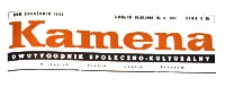 Kamena : dwutygodnik społeczno-kulturalny, R. XXXII Nr 5 (315), 20.III.1965