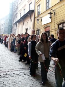 Marsz podczas projektu "Listy do Ochronki"