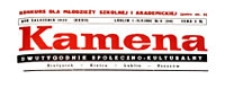 Kamena : dwutygodnik społeczno-kulturalny, R. XXXII Nr 8 (318), 1-15.V.1965