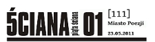 5. Ściana - dzień sz&oacute;sty Miasta Poezji