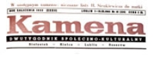 Kamena : dwutygodnik społeczno-kulturalny, R. XXXII Nr 16 (326), 1-15.IX.1965