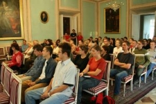 Publiczność podczas promocji czasopisma "Scriptores Scholarum"