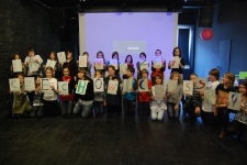 Efekt pracy z dziećmi podczas 108. urodzin J&oacute;zefa Czechowicza