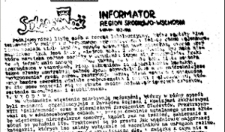 Informator. Region Środkowo-Wschodni &bdquo;Solidarność&rdquo;, I.1982