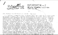 Informator. Region Środkowo-Wschodni „Solidarność”, Nr 5, 23.I.1982