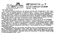 Informator. Region Środkowo-Wschodni &bdquo;Solidarność&rdquo;, Nr 7, 01.II.1982