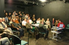 Publiczność podczas czwartego spotkania Lubelskiego Forum Kultury Przestrzeni