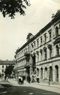 Lublin 1944, widok na kamienicę przy ulicy Kapucyńskiej 2