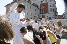 Zabawy ludowe podczas Festiwalu "Zaczarowany Lublin"