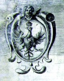 Herb Polski - fragment Widoku Lublina Hogenberga i Brauna