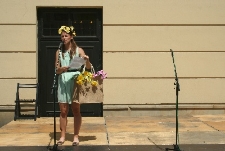 "Legendy żydowskie" opowiadane przez uczennice z Gimn. nr 9 w Lublinie na Festiwalu "Zaczarowany Lublin"