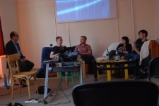 Panel dyskusyjny podczas festiwalu "Miasto Poezji"
