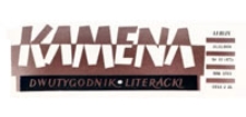 Kamena : dwutygodnik literacki, R. XXVI Nr 11 (177) + dodatek Struktury Nr 2, 15.VI.1959