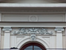 Dawny Pałacyk Piotrowskiego w Lublinie, fragment fasady