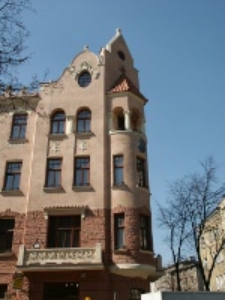 Kamienica przy ul. Chopina 11 w Lublinie, widok od ulicy Chopina