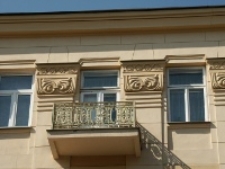 Kamienica przy ul. Chopina 5 w Lublinie, fragment fasady