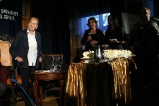 Julia Hartwig podczas spotkania w III Liceum Og&oacute;lnokształcącym im. Unii Lubelskiej