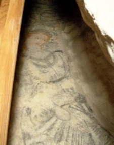 Fragment polichromii z Kamienicy Lubomelskich w Lublinie