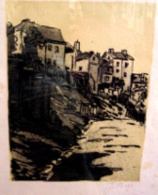 Podwale, rysunek J&oacute;zefa Toma