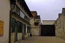 Dziedziniec młyna motorowego Jojne Weinberga w Lublinie