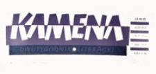 Kamena : dwutygodnik literacki, R. XXVII Nr 10 (200), 31.V.1960