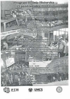 Program IV Dnia Historyka
