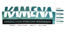 Kamena : dwutygodnik społeczno-kulturalny, R. XXX Nr 1 (263), 15.I.1963