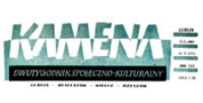 Kamena : dwutygodnik społeczno-kulturalny, R. XXX Nr 9 (271), 15.V.1963