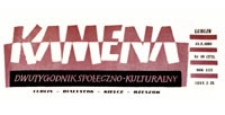Kamena : dwutygodnik społeczno-kulturalny, R. XXX Nr 10 (272), 31.V.1963