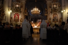 Pożar miasta 2011 - wnętrze Bazyliki oo. Dominikan&oacute;w w Lublinie