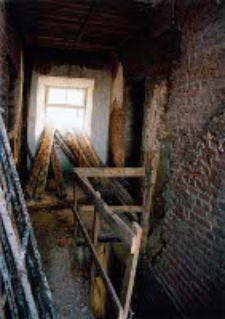 Brama Grodzka w Lublinie podczas remontu. Fotografia