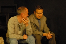 Witold Dąbrowski i Andrzej Polakowski podczas pierwszego spotkania z cyklu "Laterna Magica"