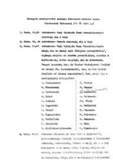 Porządek uroczystości nadania doktoratu honoris causa Czesławowi Miłoszowi (1981)