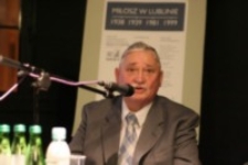 Norbert Wojciechowski podczas wieczoru wspomnieniowego "Miłosz w Lublinie"