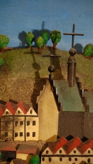 Podziemia - panorama Lublina w XVII w.