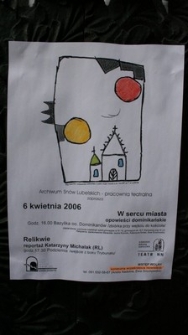 Podziemia - plakat "W sercu miasta"