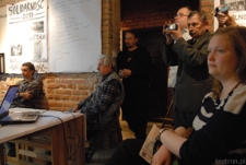 Publiczność na spotkaniu z Michałem Kasprzakiem w 30. rocznicę wprowadzenia stanu wojennego