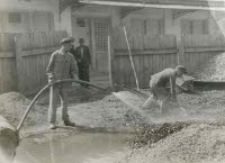 Prace przy przesklepieniu Czech&oacute;wki w Lublinie. Fotografia