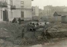 Regulacja rzeki Czech&oacute;wki w Lublinie. Fotografia