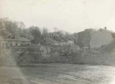Ruiny dzielnicy żydowskiej na Wieniawie w Lublinie. Fotografia