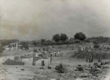 Ruiny dzielnicy żydowskiej na Wieniawie w Lublinie. Fotografia